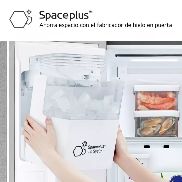 LG Frigorífico Side By side  Serie 400,  Blanco E, 641 L, GSLC40SWPE